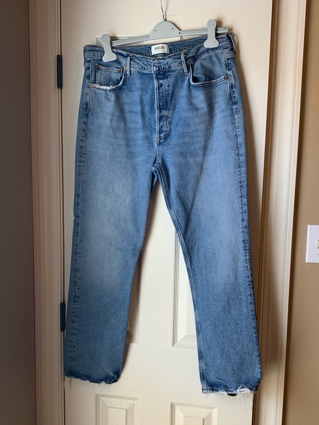 Like New - Agolde - High Rise Riley Long - Frequency - Size 32